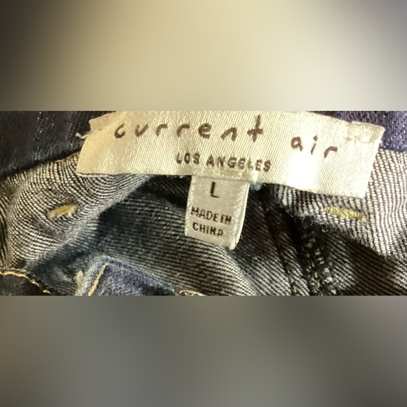 Current Air Women's High Rise Blue Jeans Relaxed Fit LG - Picture 8 of 8